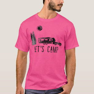 T-shirt Camping Camping Camper 5Th Wheel Rv Vacat