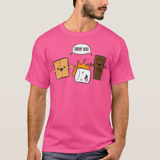 T-shirt Camping Camping Camping Camping Chocolat Marshmall
