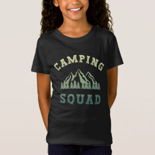 T-Shirt Camping Camping Camping Montagnes Extérieur
