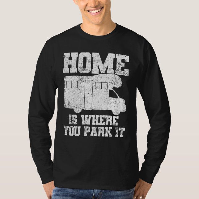 T-shirt Camping-car Caravane Remorque Camping (Devant)