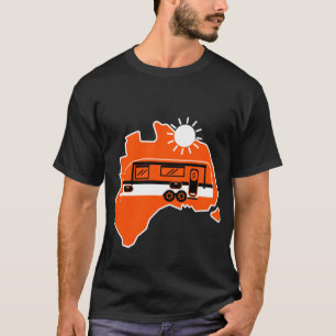 T-shirt Camping Caravan australien