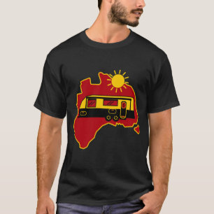 T-shirt Camping Caravan australien