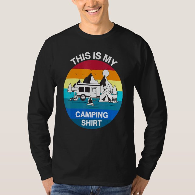 T-shirt Camping Caravan Camping Randonnée Rv Camping 3 (Devant)