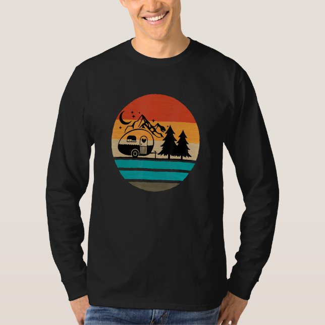 T-shirt Camping Caravan Funny Camping 2 (Devant)
