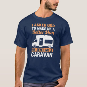 T-shirt Camping Caravan Mens 