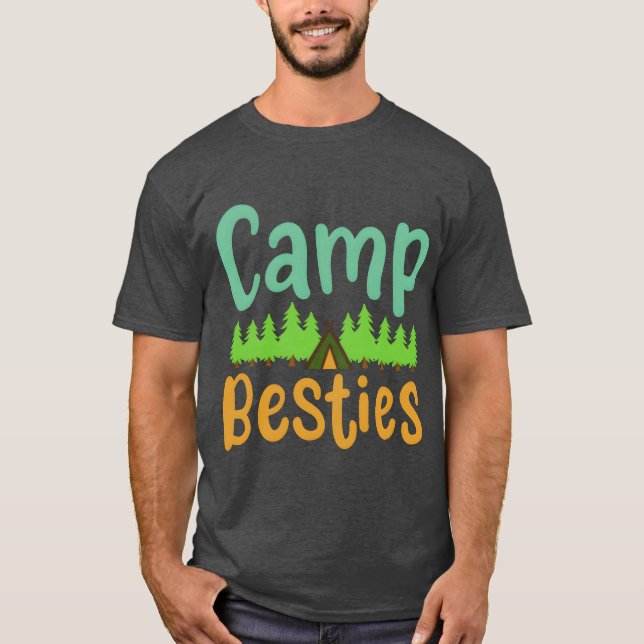 T-shirt Camping Caravane Camping drôle (Devant)