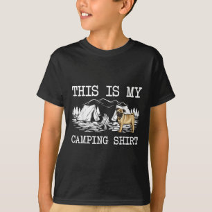 T-shirt Camping Carlin Chien Voici Mon Camping