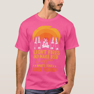 T-shirt Camping Chemise Hommes Drôle Camper