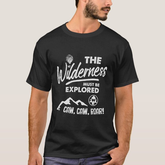 T-shirt Camping Chemise Wilderness Explorer Funny Chant T- (Devant)