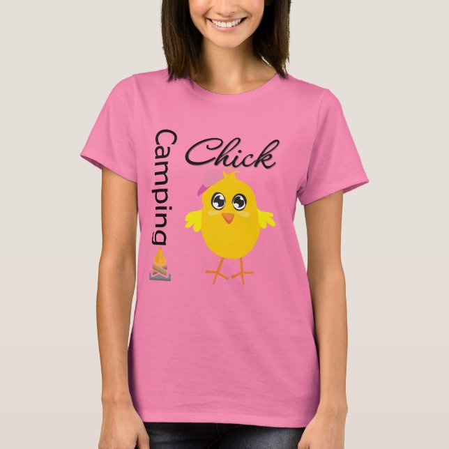 T-shirt Camping Chick (Devant)