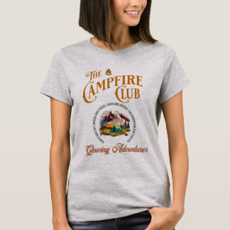 T-shirt Camping Club Camping en plein air