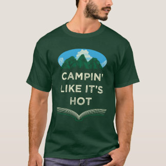 T-shirt Camping comme c'est chaud Été Campingropical Campe