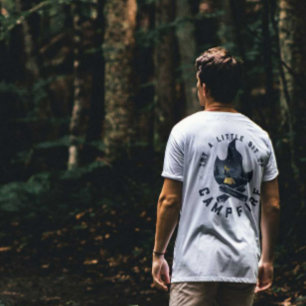 T-shirt Camping cool Camper Feu de Campement Sous Les Mont