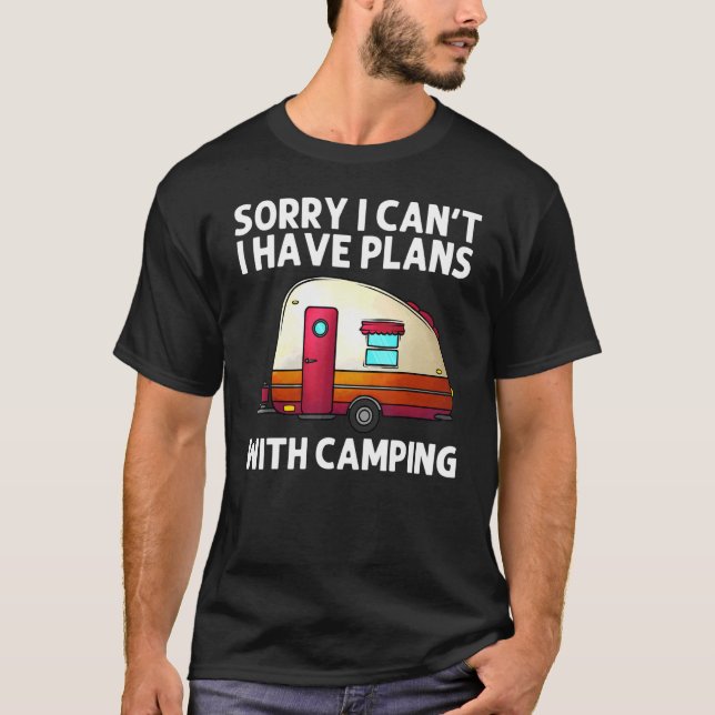 T-shirt Camping cool Pour Hommes Femmes Camper Randonnée B (Devant)