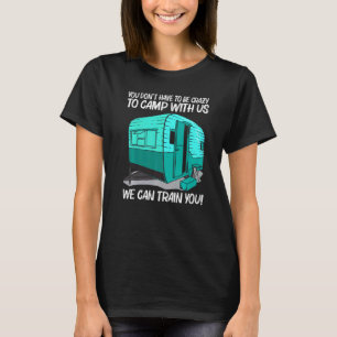 T-shirt Camping Cool Pour Hommes Femmes Campeur Camping Ex