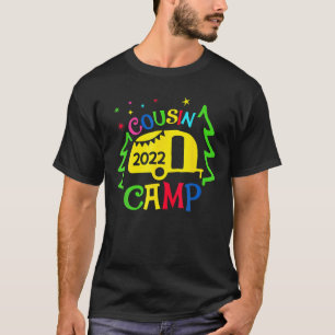 T-shirt Camping Cousin Camp 2022 Équipe de camping de la t