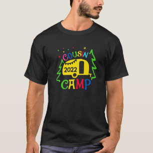 T-shirt Camping Cousin Camp 2022 Équipe de camping de la t
