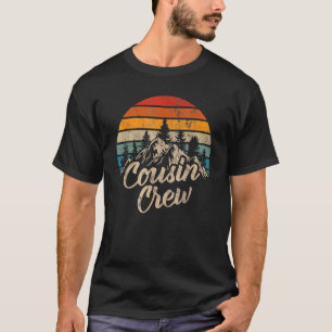 T-shirt Camping Cousin Crew Camp d'été extérieur le couche