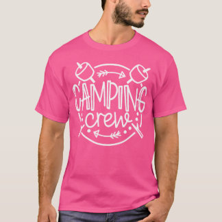 T-shirt Camping Crew Campfire Camp d'été Famille de vacanc