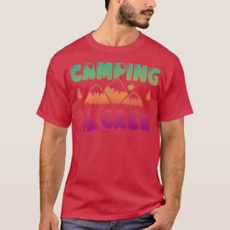 T-shirt Camping Crew Camping Vie Aventure Aventure Camping