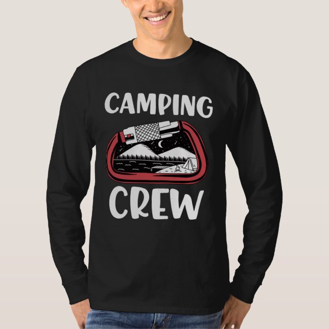 T-shirt Camping Crew  Family Camping Trip Camping Carabine (Devant)