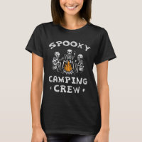 Camping Crew Halloween Camping Skeleton Camping