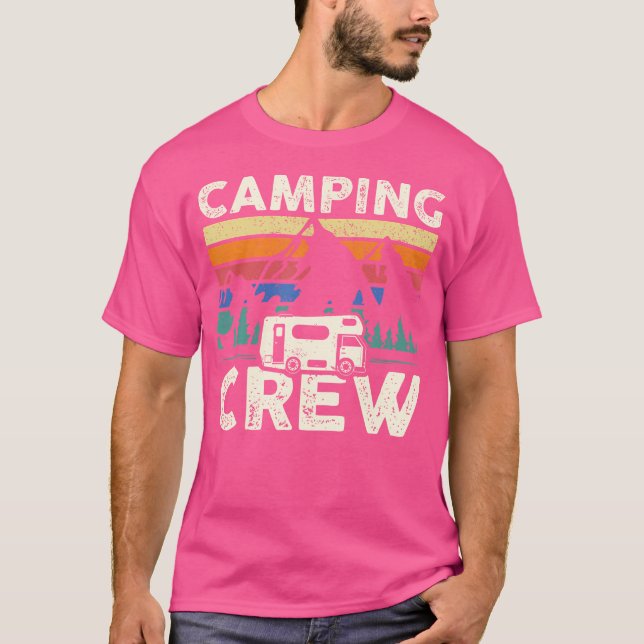 T-shirt Camping Crew Outdoor Adventure Tee (Devant)