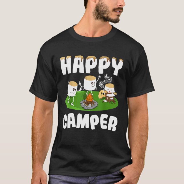 T-shirt Camping de camping-cars RV Life (Devant)