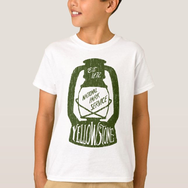 T-shirt Camping de Yellowstone (Devant)
