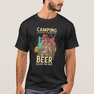 T-shirt Camping D'Été Résoudre La Plupart De Mes Problèmes