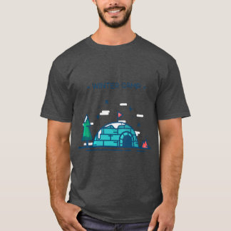 T-shirt Camping d'hiver ami de l'Iglo