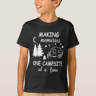 T-shirt Camping drôle Créer des souvenirs un camping à la
