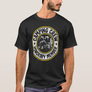 T-shirt Camping Équipage membre honoraire Groupe famille d