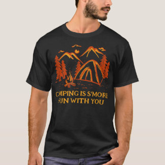 T-shirt Camping Est Plus Amusant Avec Vous Camper Couples 
