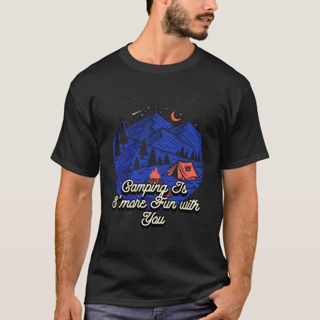 T-shirt Camping est plus amusant avec vous Camper Couples  (Devant)