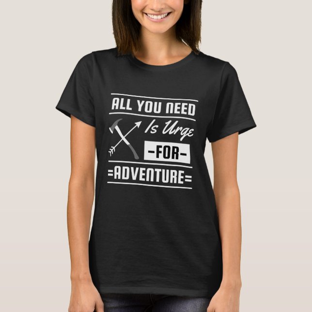 T-shirt Camping et aventure amusant (Devant)