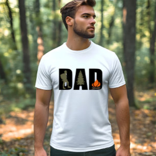 T-shirt Camping et père de randonneur randonnée