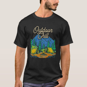 T-shirt Camping extérieur Nature Camper Trees Randonnée