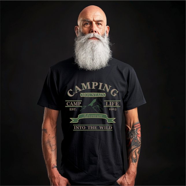 T-shirt Camping extérieur vie de camping (Créateur téléchargé)