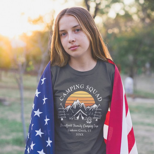 T-shirt Camping Familial Vacances Custom Matching Camp (Créateur téléchargé)