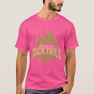 T-shirt Camping Feux de camping et cocktails 8
