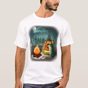 T-shirt Camping Forest Night Adventure