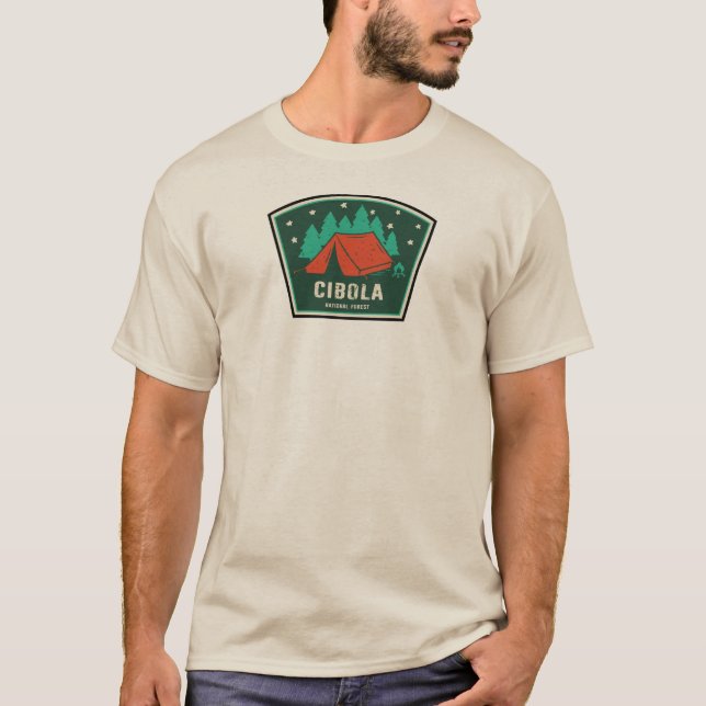 T-shirt Camping forestier national de Cibola (Devant)