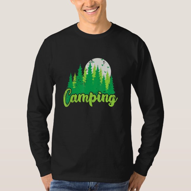 T-shirt Camping Forêt Camping (Devant)