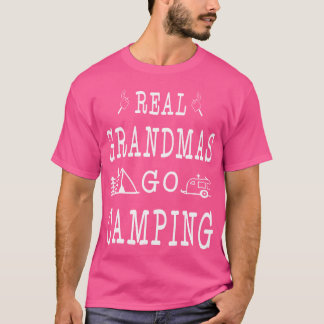 T-shirt Camping Grandma Cadeaux Idée Camper Femmes Drôle S