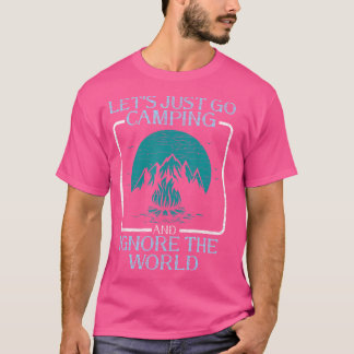 T-shirt Camping Graphic Dire Camper Camp