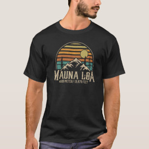 T-shirt Camping Hawaii Randonnée Mountain Outdoor Mauna Lo