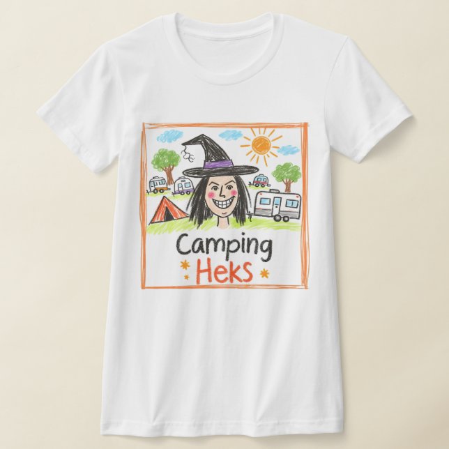 T-shirt "Camping Heks" (Poser)