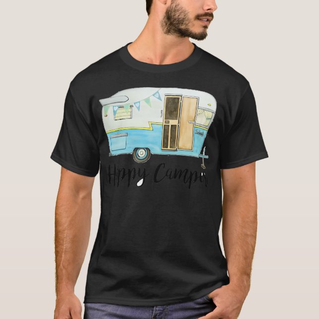 T-shirt Camping heureux (Devant)