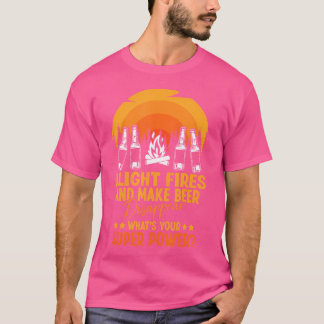 T-shirt Camping Hommes Drôle Camper